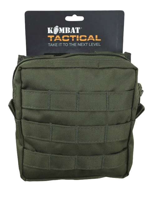 Підсумок KOMBAT UK Medium Molle Utility Pouch Uni оливковий (kb-mmup-olgr) - изображение 1