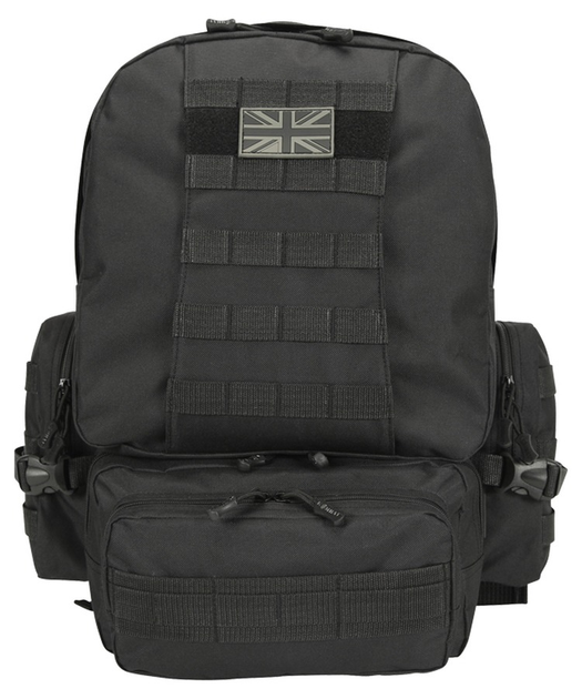 Рюкзак тактичний KOMBAT UK Expedition Pack 50ltr Uni чорний (kb-ep50-blk) - изображение 2