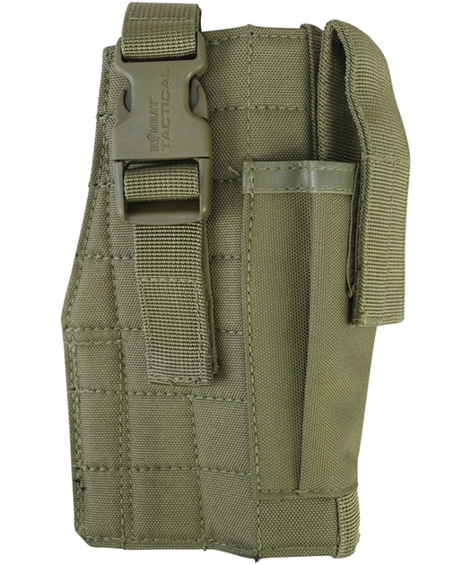 Кобура під пістолет KOMBAT UK Molle Gun Holster with Mag Pouch Uni оливковий (kb-mgh-olgr) - изображение 1
