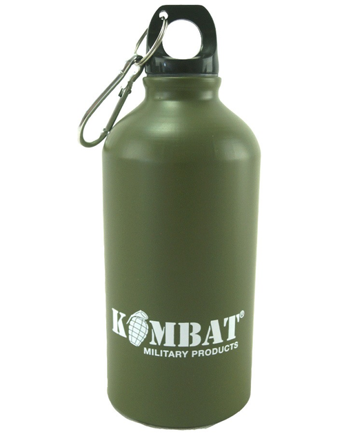 Фляга алюмінієва KOMBAT UK Aluminium Water Bottle 500ml Uni оливковий (kb-awb500-olgr) - изображение 1