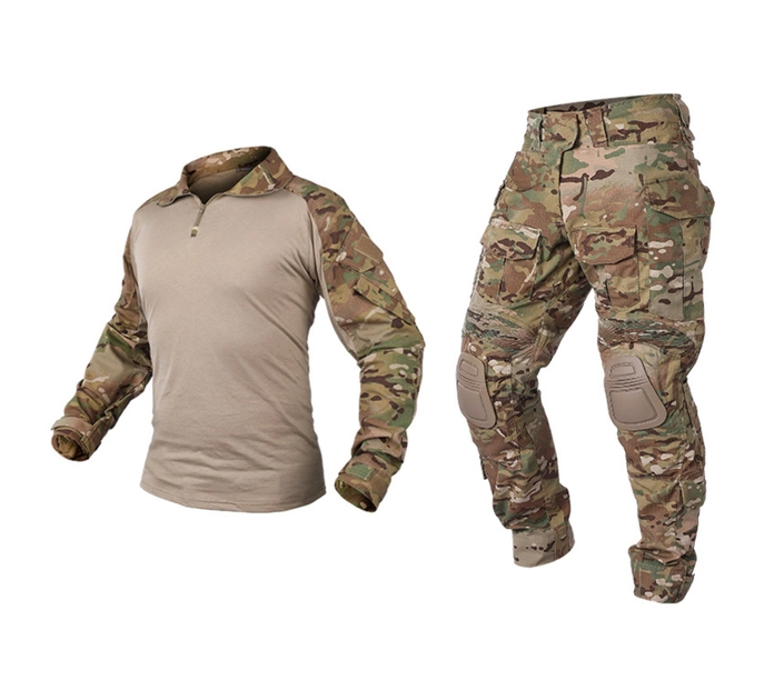 Тактический демисезонный военный коcтюм G3 штаны, убакс, наколенники+налокотники, р.2XL - изображение 1
