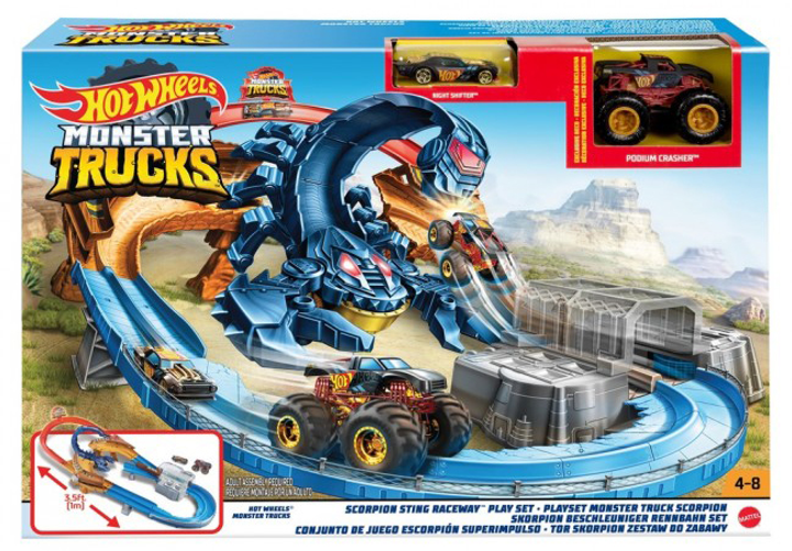 Zestaw do gry Hot Wheels Scorpion Sting Monster Trucks (GNB05) - obraz 1