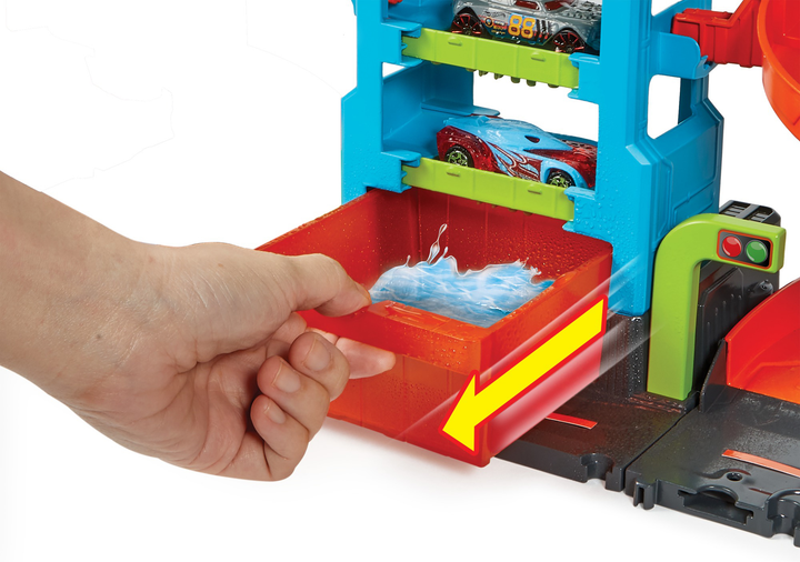 Zestaw do gry Myjnia samochodowa Hot Wheels Mega Tower (HDP05) - obraz 4