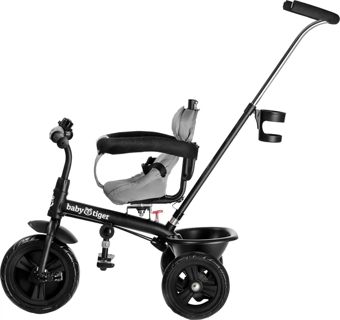 Rowerek trójkołowy Baby Tiger Fly Grey (BTRFLYGRY00000) - obraz 2
