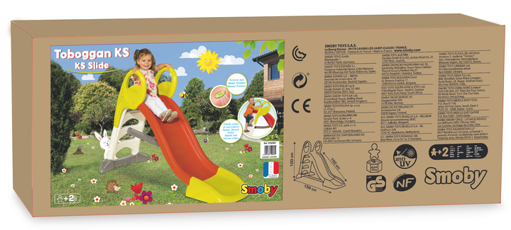 Zjeżdżalnia ogrodowa z efektem wodnym długość 150 cm Smoby (SM-310262) - obraz 3