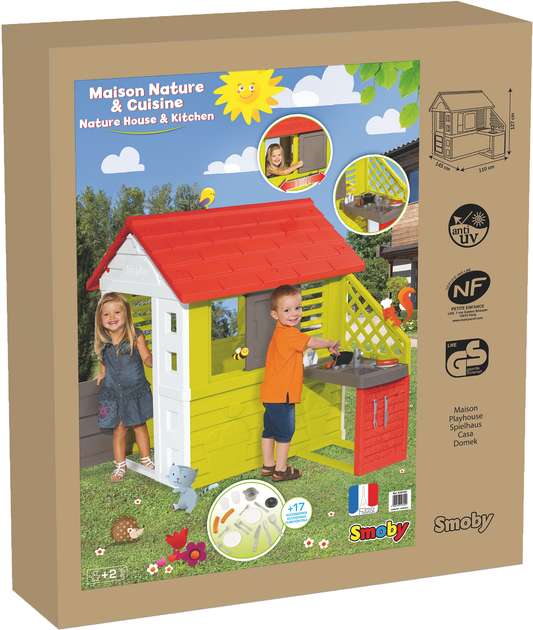 Будиночок Smoby Toys Сонячний з літньою кухнею (810713) (3032168107137) - зображення 7