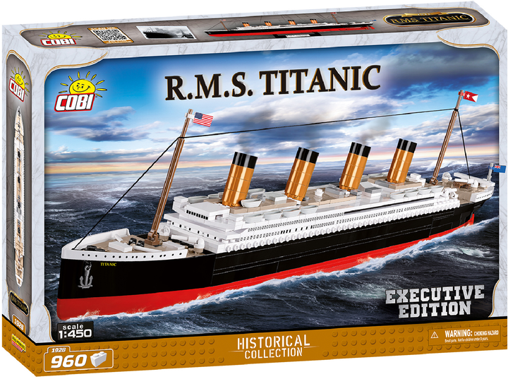 Klocki konstrukcyjne Cobi Titanic 1:450 960 elementów (COBI-1928) - obraz 1