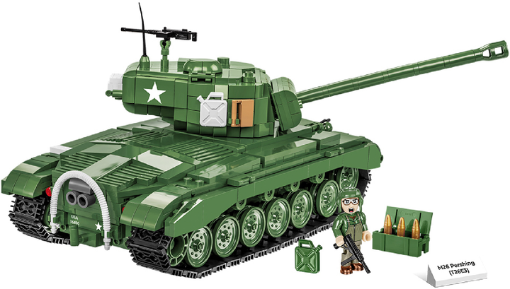 Klocki konstrukcyjne Cobi Czołg M26 Pershing 1:28 904 elementy (COBI-2564) - obraz 7
