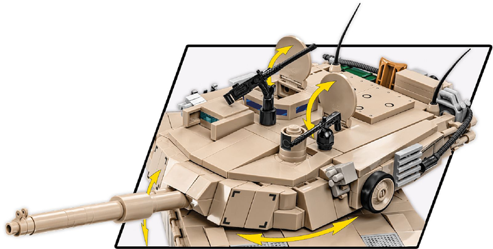 Конструктор Cobi Танк M1A2 Абрамс 975 деталей (COBI-2622) - зображення 5