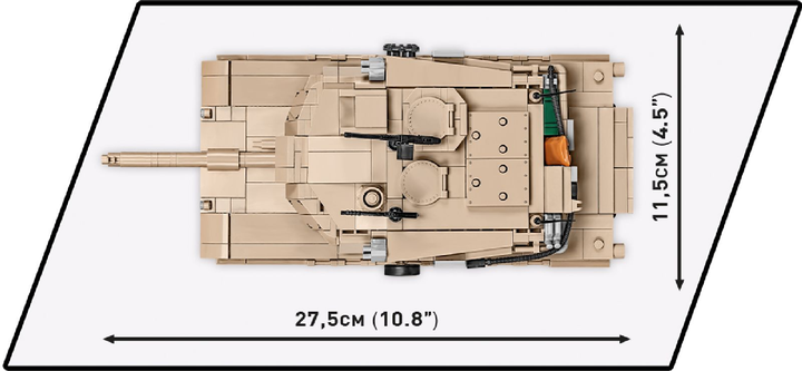 Конструктор Cobi Танк M1A2 Абрамс 975 деталей (COBI-2622) - зображення 10