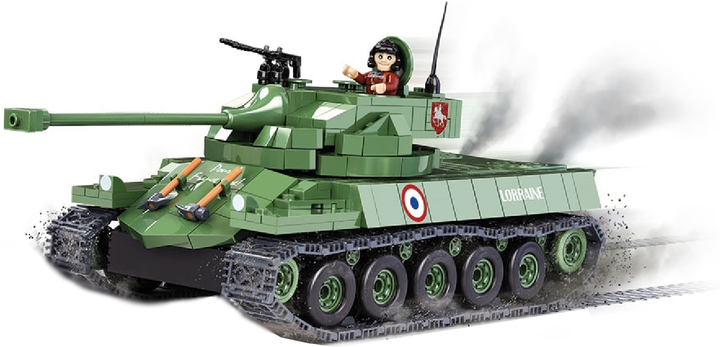 Конструктор Cobi World Of Tanks F19 Лорейн 40T 540 деталей (COBI-3025) (5902251030254) - зображення 6