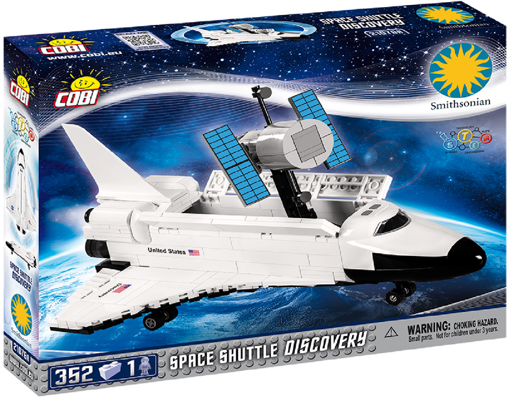 Klocki konstrukcyjne Cobi Space Shuttle Discovery 352 elementy (COBI-21076A) - obraz 1