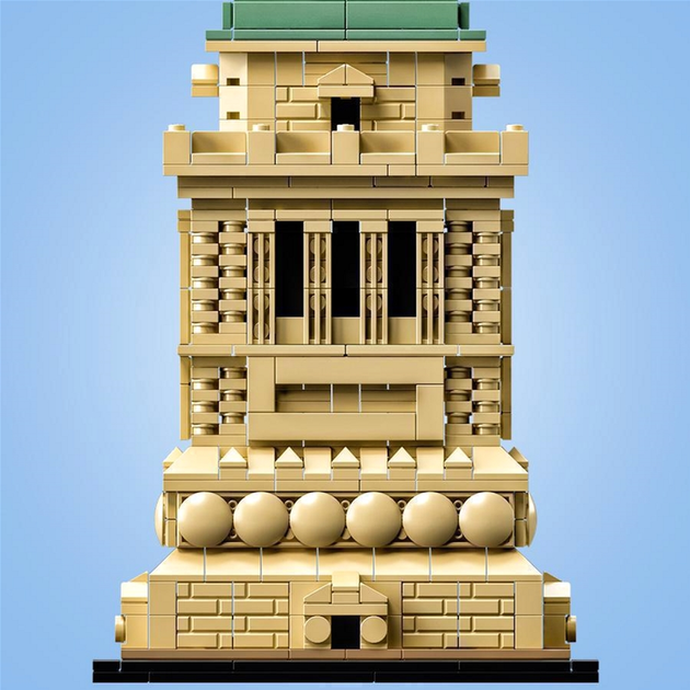 Zestaw klocków LEGO Architecture Statua Wolności 1685 elementów (21042) - obraz 10