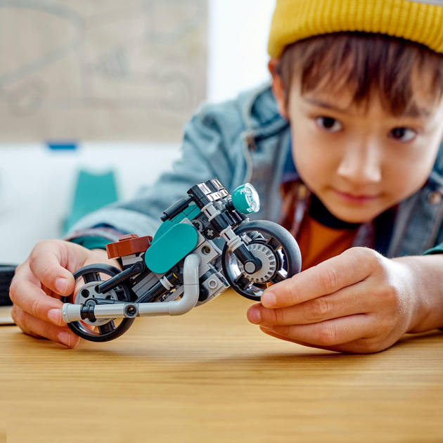 Конструктор LEGO Creator Вінтажний мотоцикл 128 деталей (31135) - зображення 6