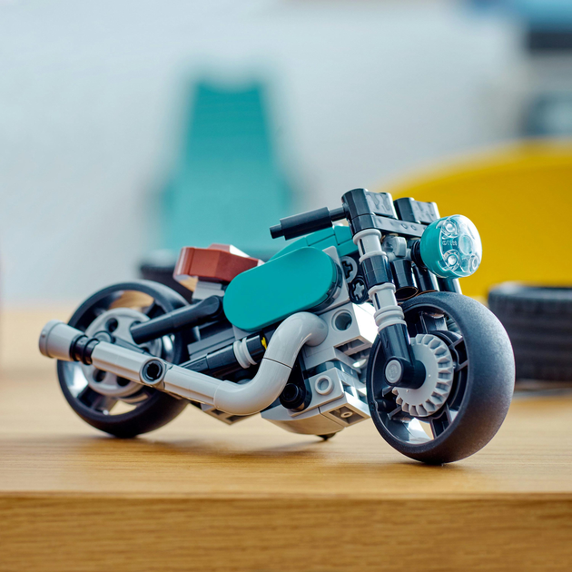 Конструктор LEGO Creator Вінтажний мотоцикл 128 деталей (31135) - зображення 8