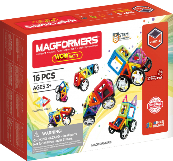 Конструктор магнітний Magformers Дивовижний набір 16 деталей (707004) (8809134366370) - зображення 1