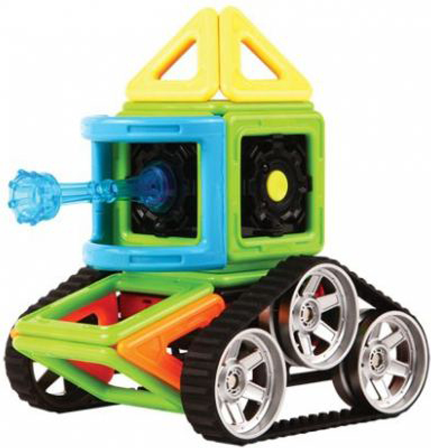 Klocki magnetyczne Magformers Mini Tank Set  27 elementów (707010) (8809465530907) - obraz 3