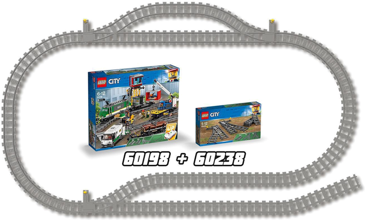 Zestaw klocków LEGO City Zwrotnice 8 elementów (60238) - obraz 9