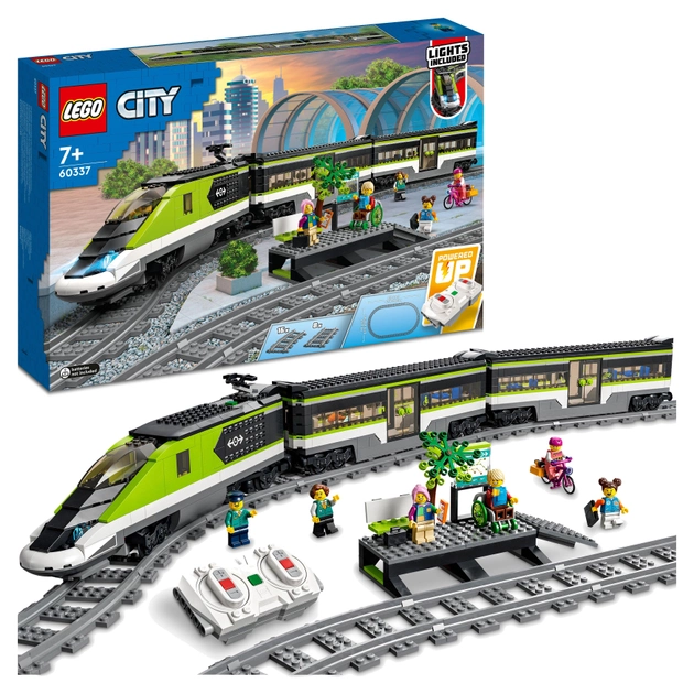 Zestaw LEGO City Trains Pociąg pasażerski 764 elementów (60337) - obraz 2