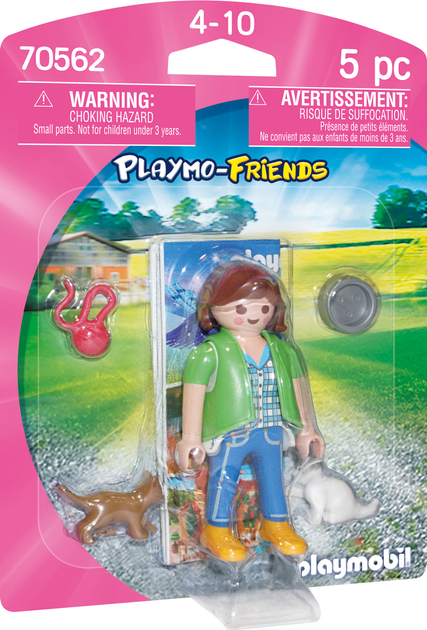 Klocki Playmobil 70562 Dziewczynka z kotkami (4008789705624) - obraz 1