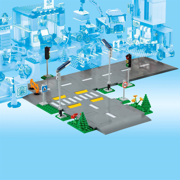 Конструктор LEGO City Town Дорожні плити 112 деталей (60304) - зображення 8