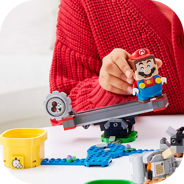 Zestaw klocków LEGO Super Mario Zestaw dodatkowy Walka z Reznorami 862 elementy (71390) - obraz 5