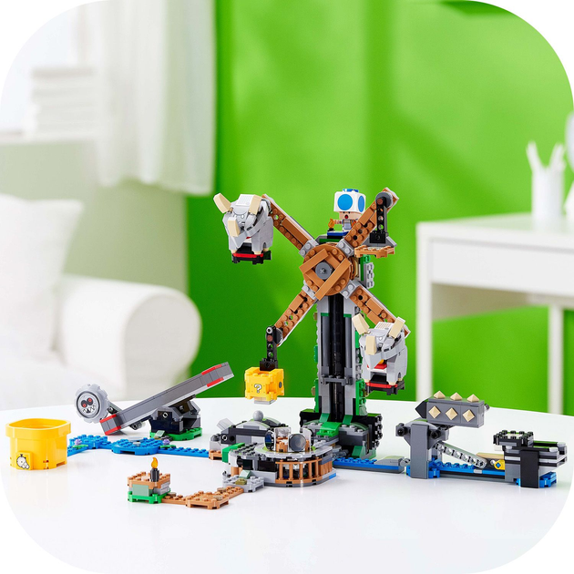 Zestaw klocków LEGO Super Mario Zestaw dodatkowy Walka z Reznorami 862 elementy (71390) - obraz 11