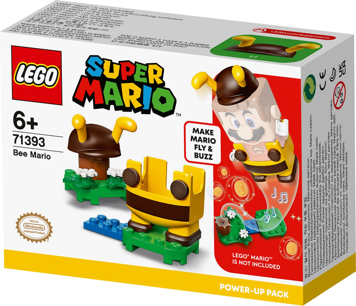 Конструктор LEGO Super Mario Набір посилень Маріо-бджола 13 деталей (71393) - зображення 12