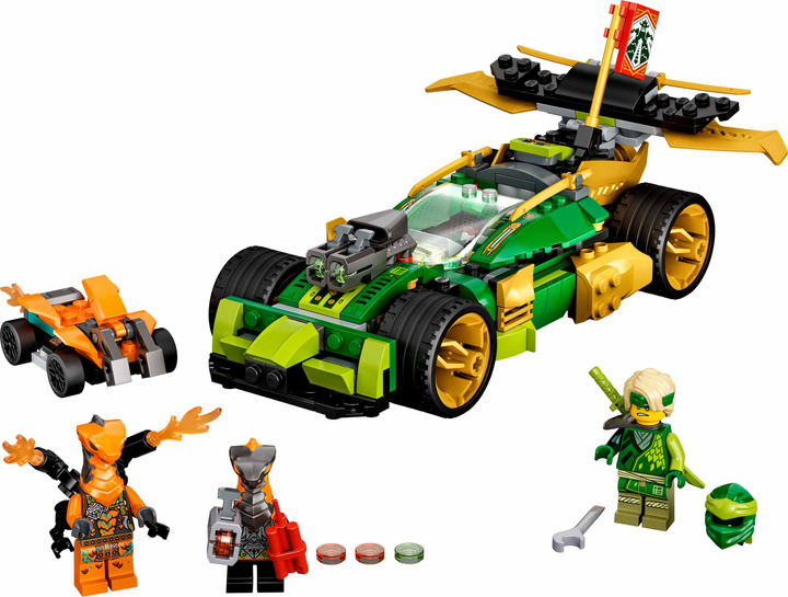 Zestaw klocków LEGO NINJAGO Samochód wyścigowy Lloyda EVO 279 elementów (71763) - obraz 2