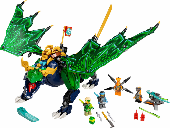 Zestaw klocków LEGO NINJAGO Legendarny smok Lloyda 747 elementów (71766) - obraz 2