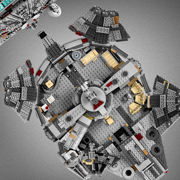 Zestaw klocków LEGO Star Wars Sokół Millennium 1351 element (75257) - obraz 5