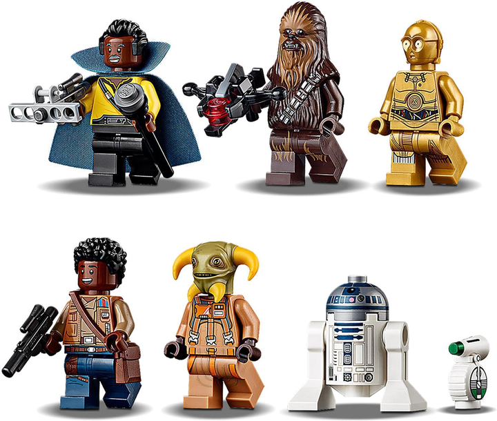 Zestaw klocków LEGO Star Wars Sokół Millennium 1351 element (75257) - obraz 8