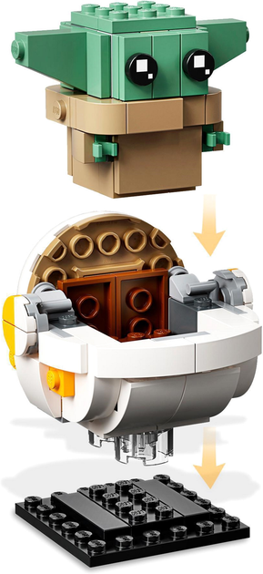 Zestaw klocków LEGO Star Wars Mandalorianin i Dziecko 295 elementów (75317) - obraz 8