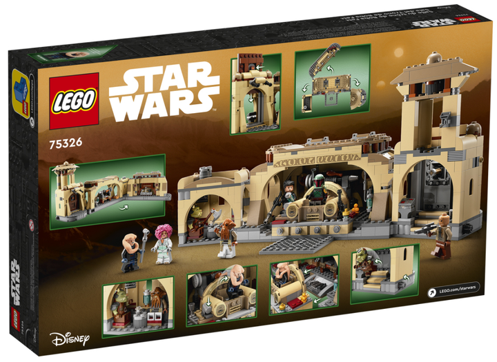 Конструктор LEGO Star Wars Тронний зал Боби Фетта 732 деталі (75326) - зображення 5