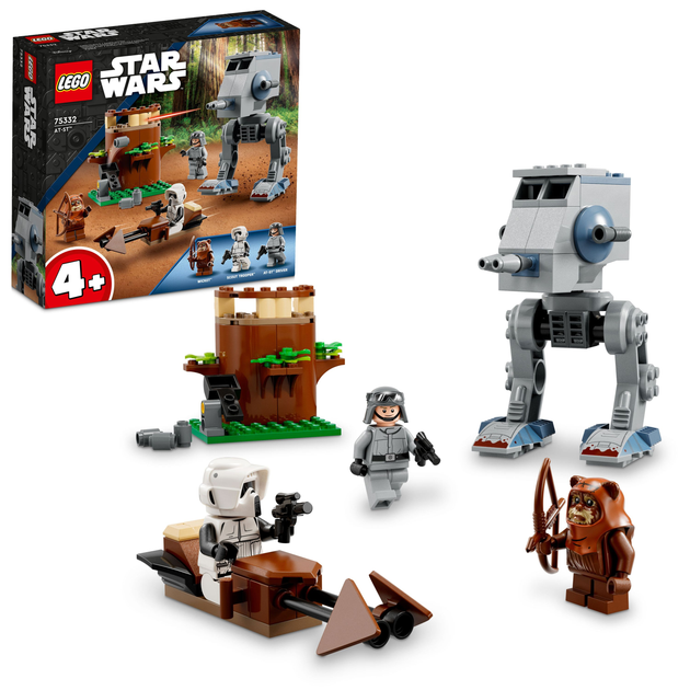 Zestaw klocków LEGO Star Wars AT-ST 87 elementów (75332) - obraz 2