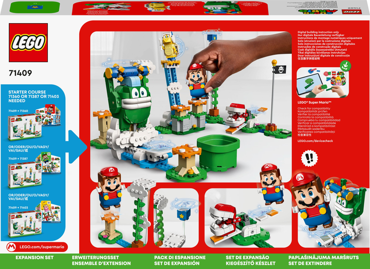 Конструктор LEGO Super Mario Додатковий набір Випробування Великого Спайка у хмарах 540 деталей (71409) - зображення 10