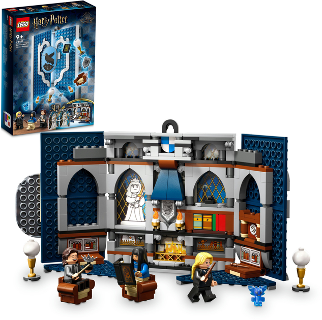 Конструктор LEGO Harry Potter Прапор гуртожитку Рейвенклов 305 деталей (76411) - зображення 9