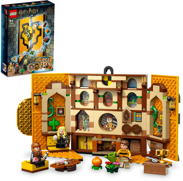 Конструктор LEGO Harry Potter Прапор гуртожитку Гафелпаф 313 деталей (76412) - зображення 9