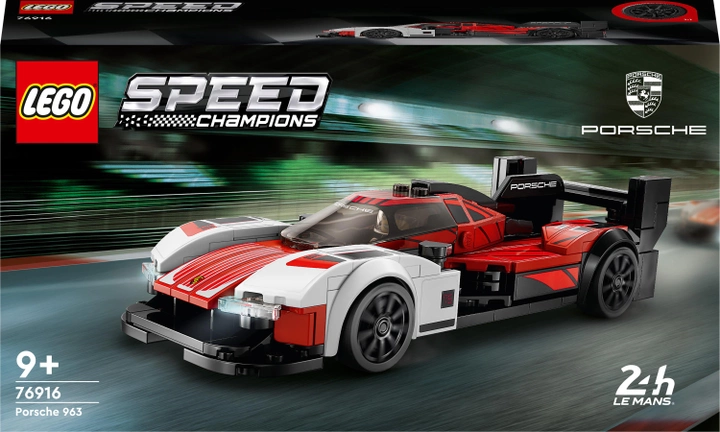 Zestaw LEGO Speed Champions Porsche 963 280 części (76916) - obraz 1