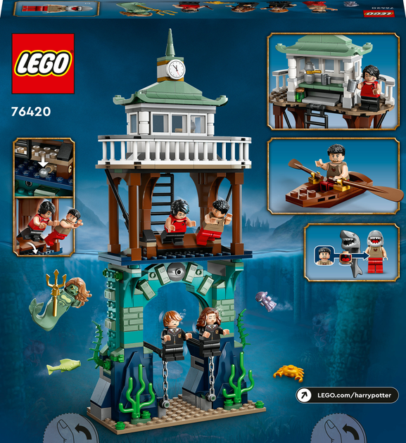 Zestaw klocków LEGO Harry Potter Turniej Trójmagiczny: Jezioro Hogwartu 349 części (76420) - obraz 12