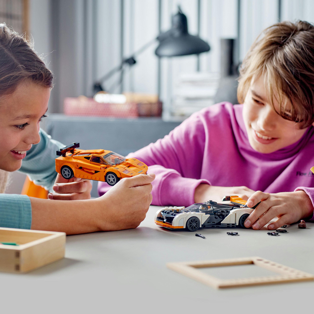 Конструктор LEGO Speed Champions McLaren Solus GT і McLaren F1 LM 581 деталь (76918) - зображення 6