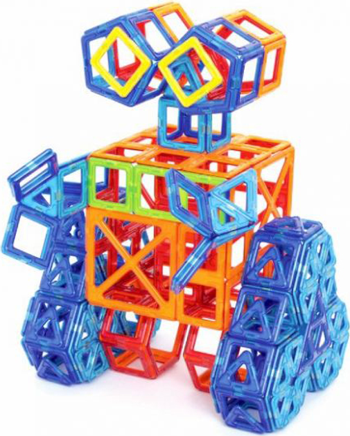 Klocki magnetyczne Magformers Expert 400 elementów + 72 kartki (710003) (8809134361184) - obraz 2