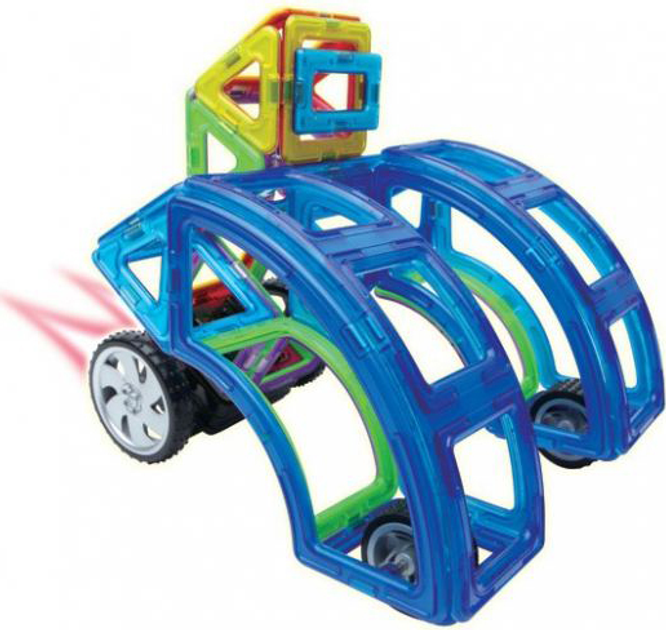 Klocki magnetyczne Magformers Supercar 52 elementy (707003) (8809134366691) - obraz 2