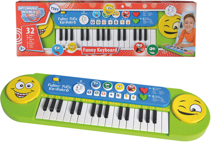 Instrument muzyczny Simba Toys Keyboard Fun Melodies 32 klawisze 8 melodii (106834250) - obraz 2