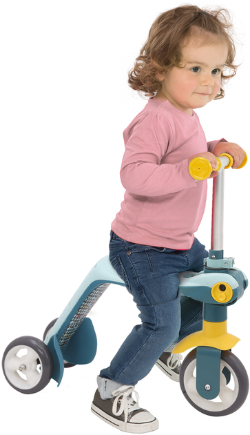 Hulajnoga dziecięca Smoby Toys trójkołowa 2w1 Szara (7600750612) - obraz 8