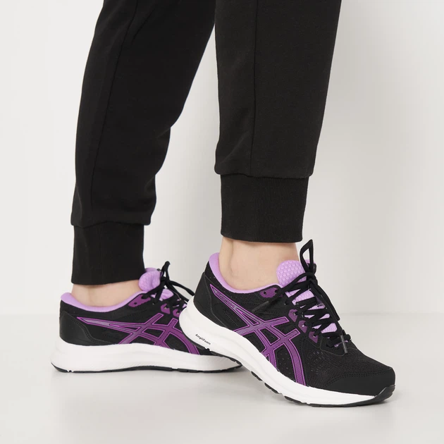 Buty do biegania damskie ASICS Gel-Contend 8 1012B320-005 37 (6US) 23 cm Czarny/Fioletowy (4550455594655/4550455594685) - obraz 2