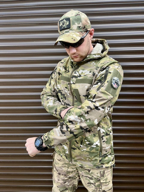 Летняя тактическая куртка Рип-Стоп Premium Мультикам (Размер 52) - изображение 2