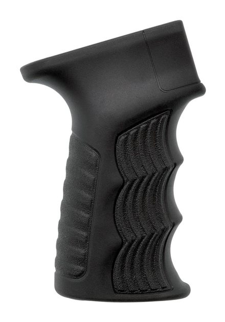 Пістолетна рукоятка DLG Tactical (DLG-098) для АК-47/74 (полімер) прогумована, чорна - зображення 1