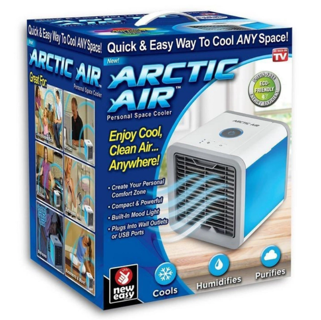 Міні кондиціонер Arctic Air арктик еір c LED лід підсвічуванням - зображення 8