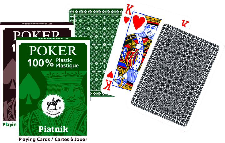 Karty do gry Piatnik Plastik 1 talia x 55 kart (PT-136214) - obraz 1